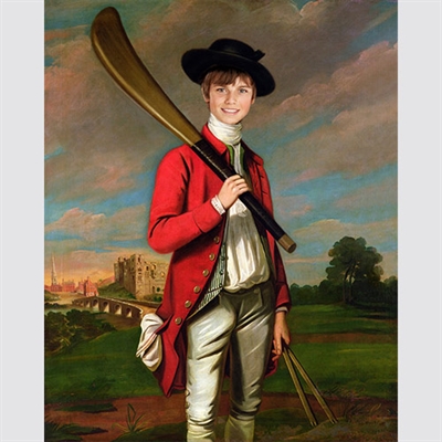 Personalized Boy with a Bat Masterpiece from Photo - myDaVinci